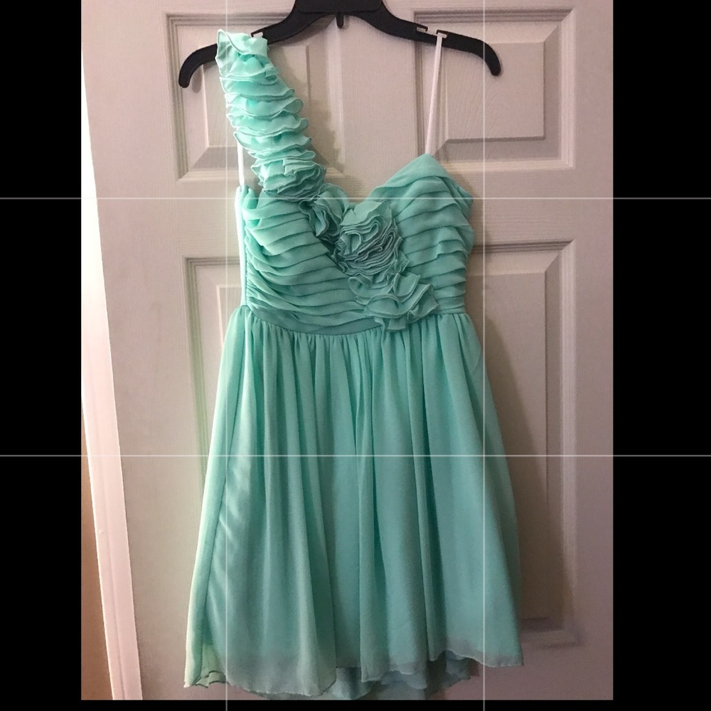 City Triangles Junior Mint Blue CocktailDress NWT